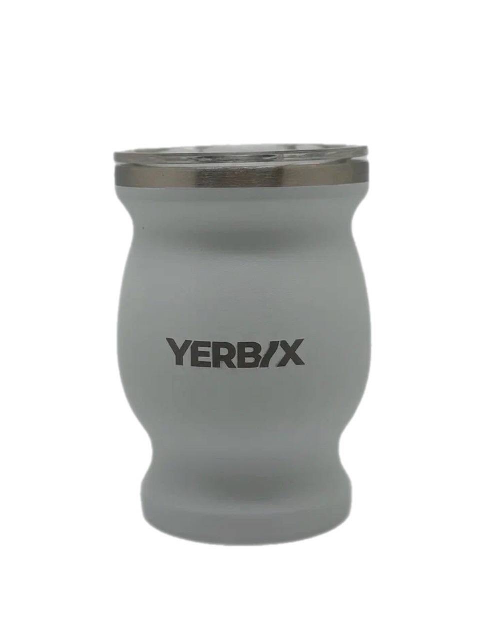 Калабас, металл, белый, 250 мл