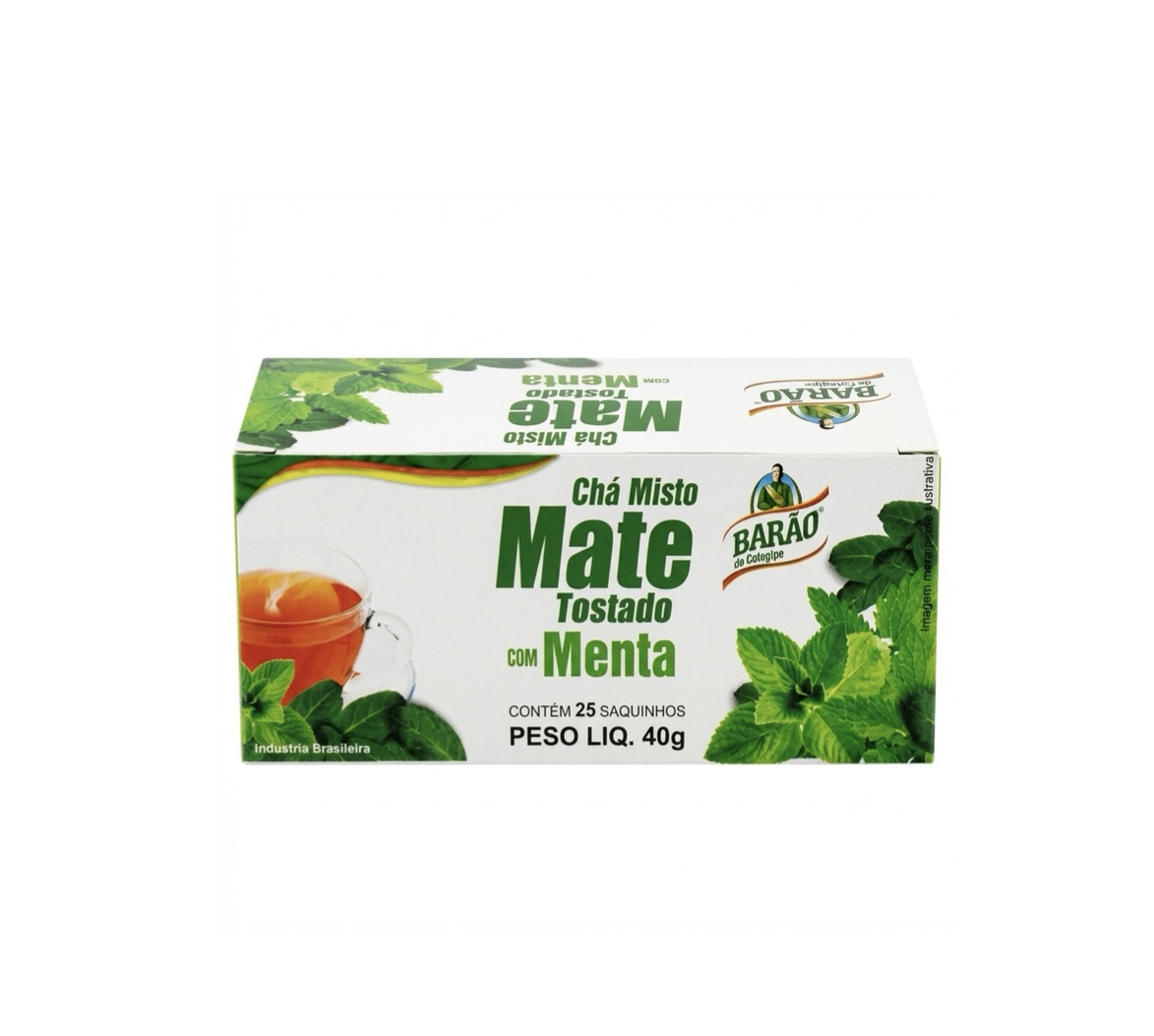 Barao Roasted Teabag Mint, 25 bags