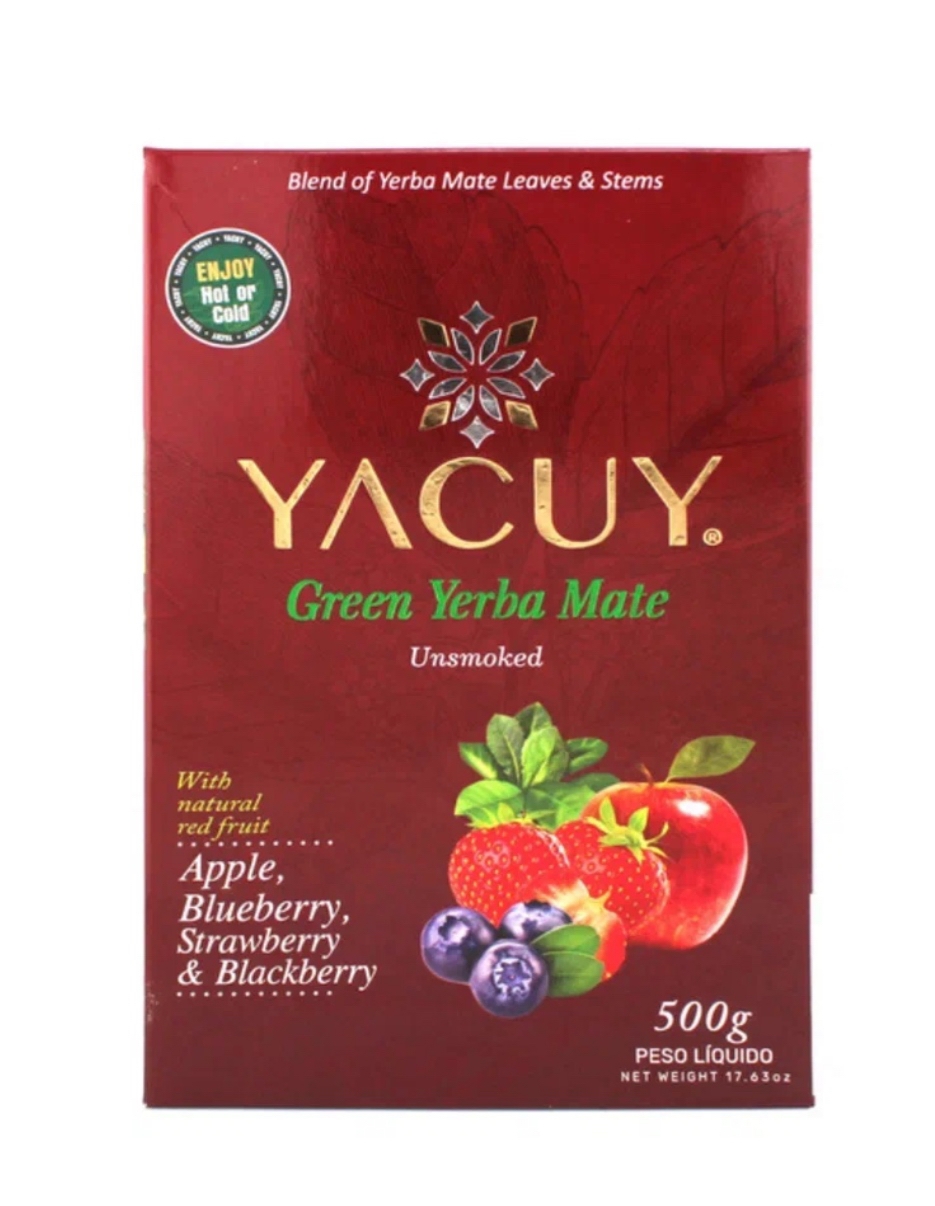 Yacuy Green Yerba Mate RED FRUITS, 500гр