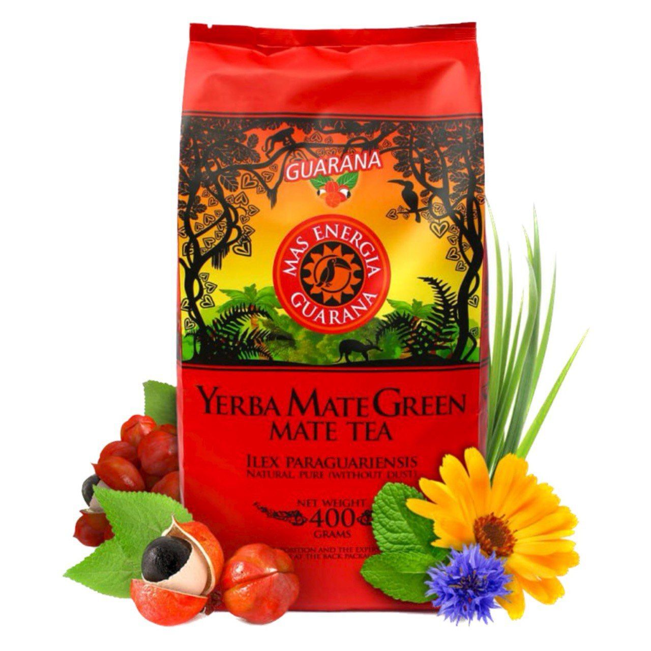 Mate Green Mas Energia Guarana, 400 гр.