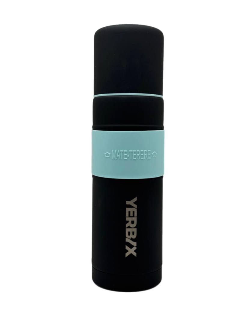 Матермос с большим отсеком черный, 700 мл