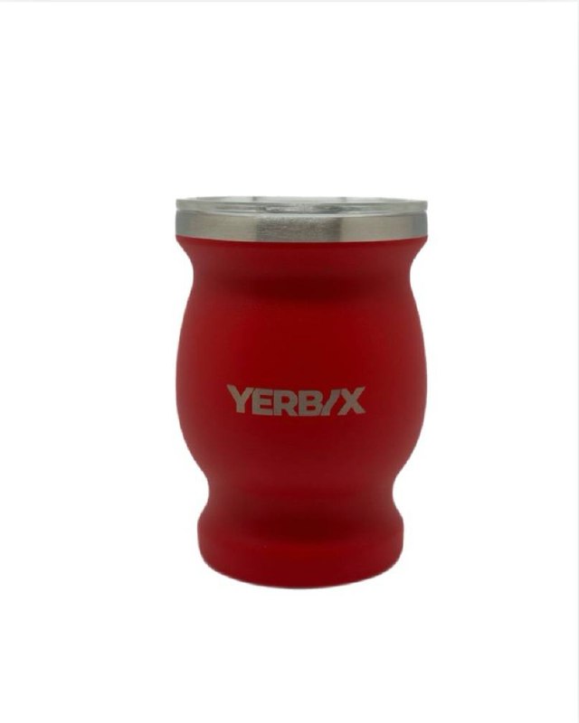 Калабас, металл, красный, 250 мл