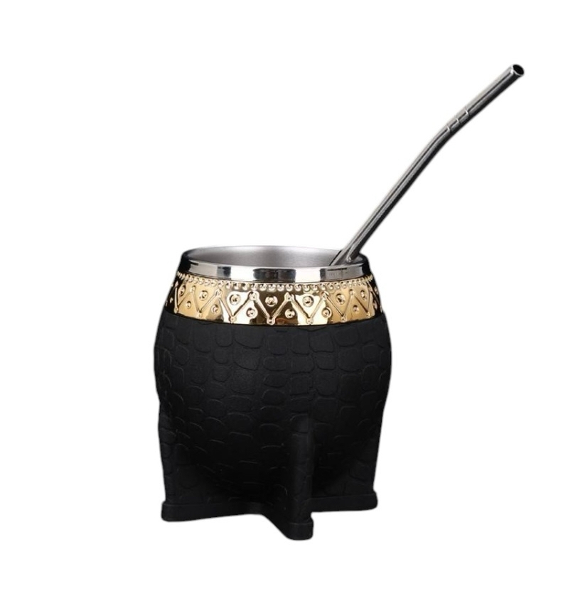 Calabash metal black, 180 ml