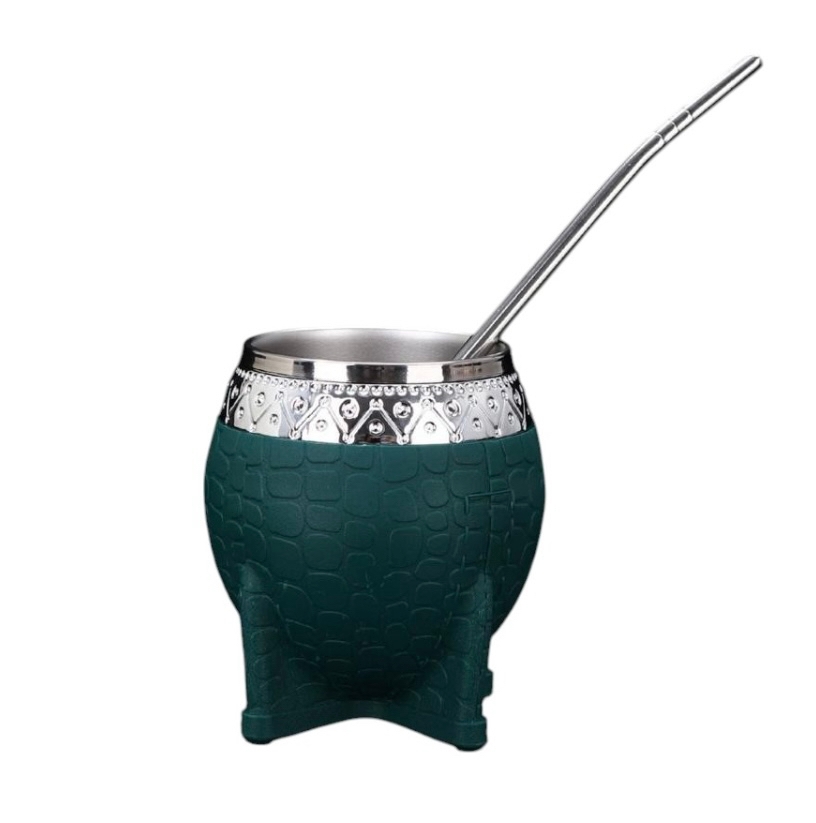 Calabash green metal, 180 ml