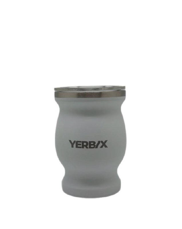 Калабас, металл, белый, 250 мл