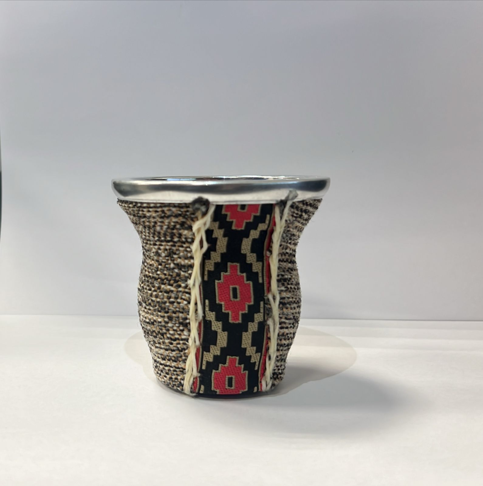 Калабас традиционный, стекло и ткань, 180 мл.