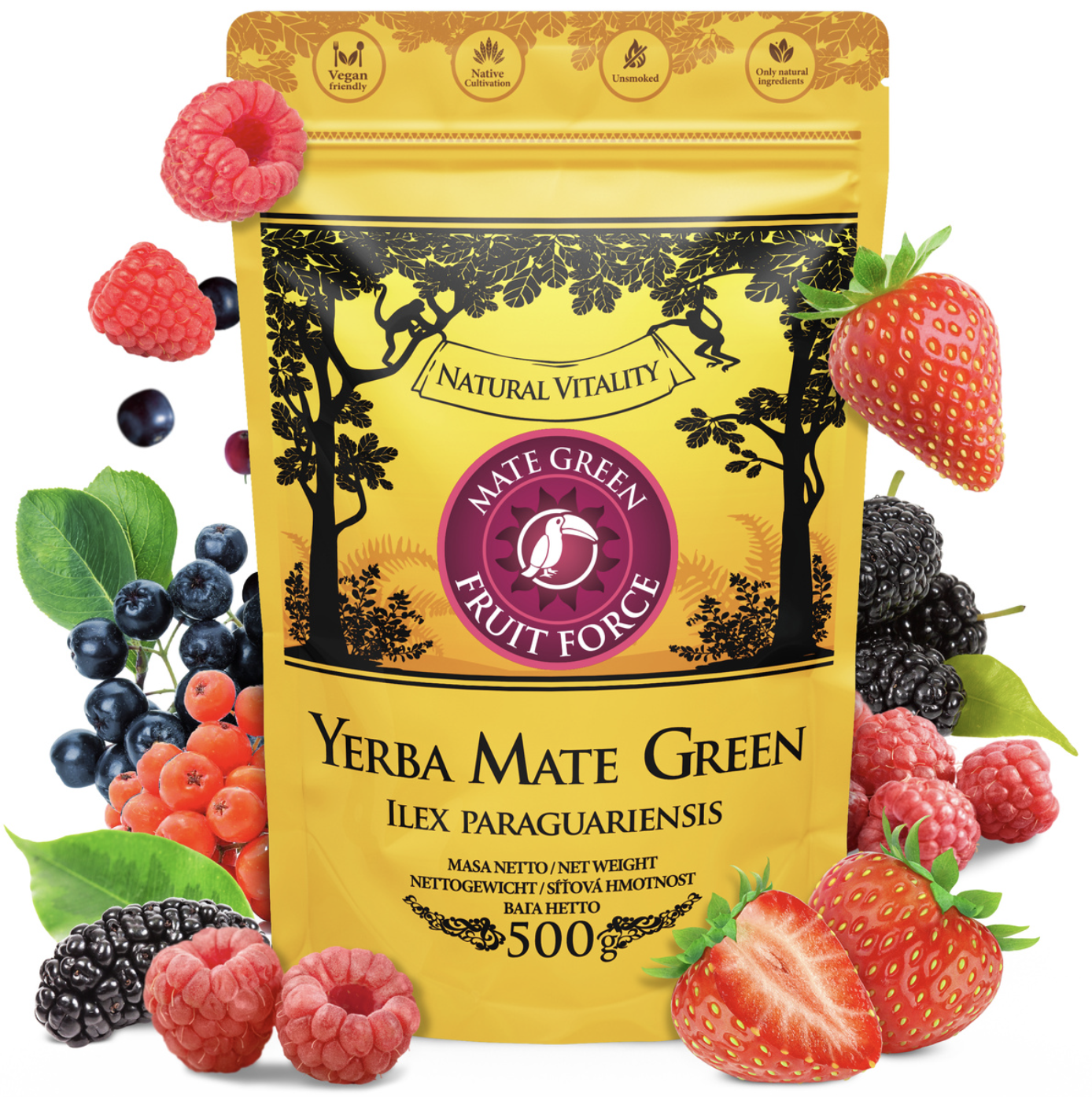 Mate Green Fruit Force, 500 гр