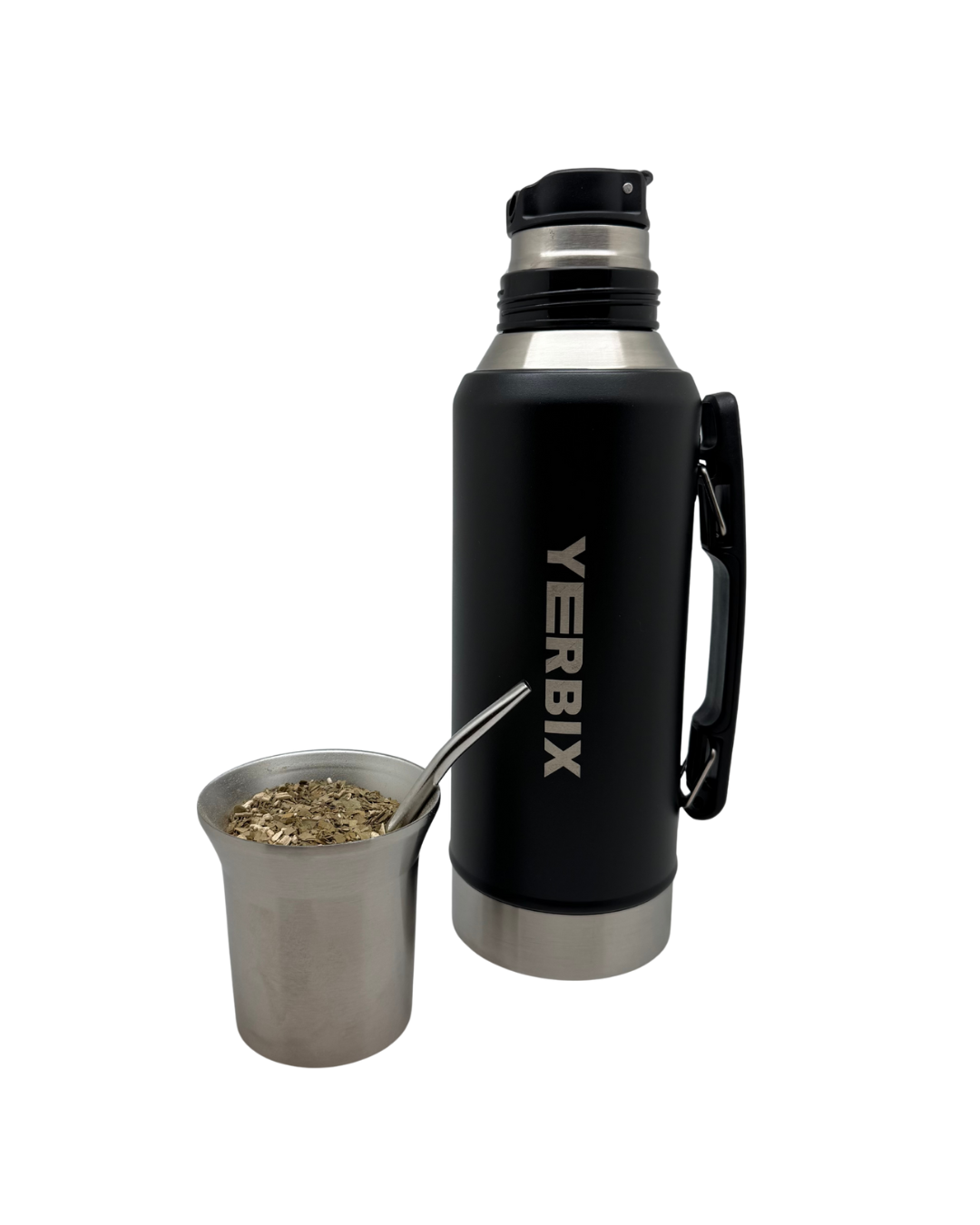 Термос для мате Yerbix черный 1300 мл.
