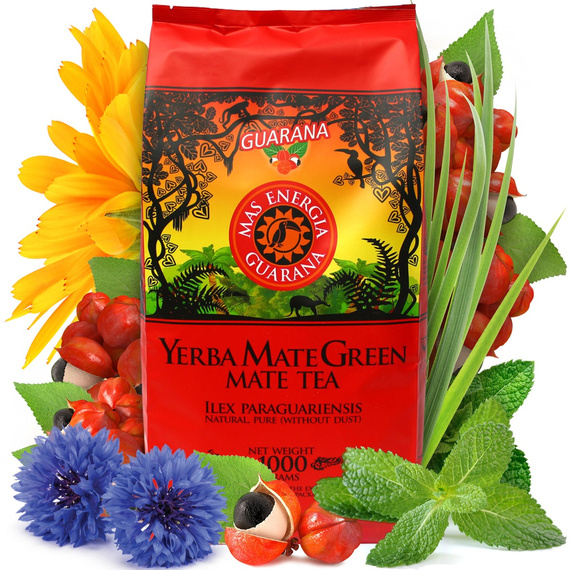 Mate Green Mas Energia Guarana, 1000 гр.